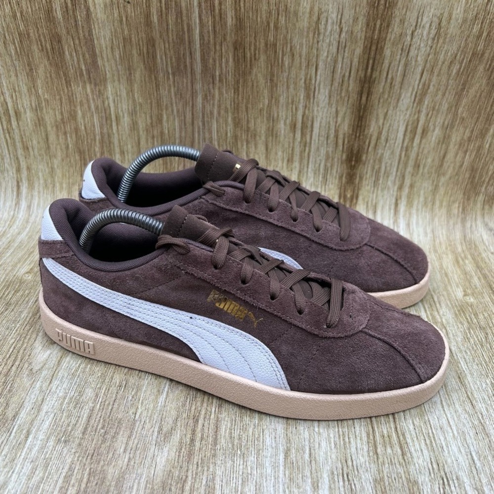 Puma Club II Sneakers Men's Size 9 Brown Suede Low Top Gum Sole 397444-15